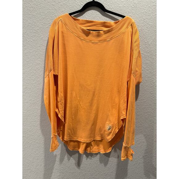 FP Movement Simply Layer Top in Orange Size M - Picture 3 of 9